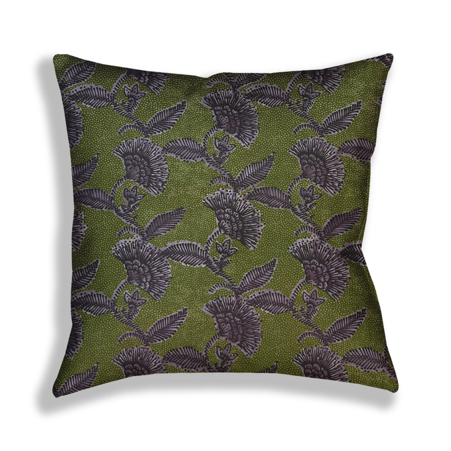 LOUISE FLORAL PILLOW | OLIVE