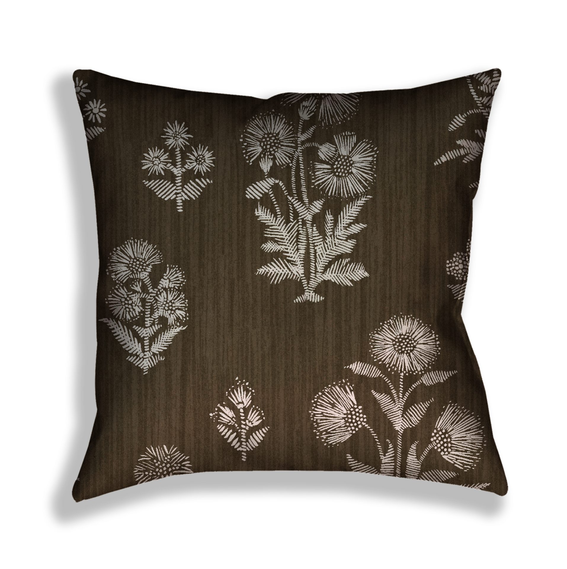 HARWICK BOTANICAL PILLOW | BROWN